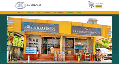 Desktop Screenshot of ak-group.in
